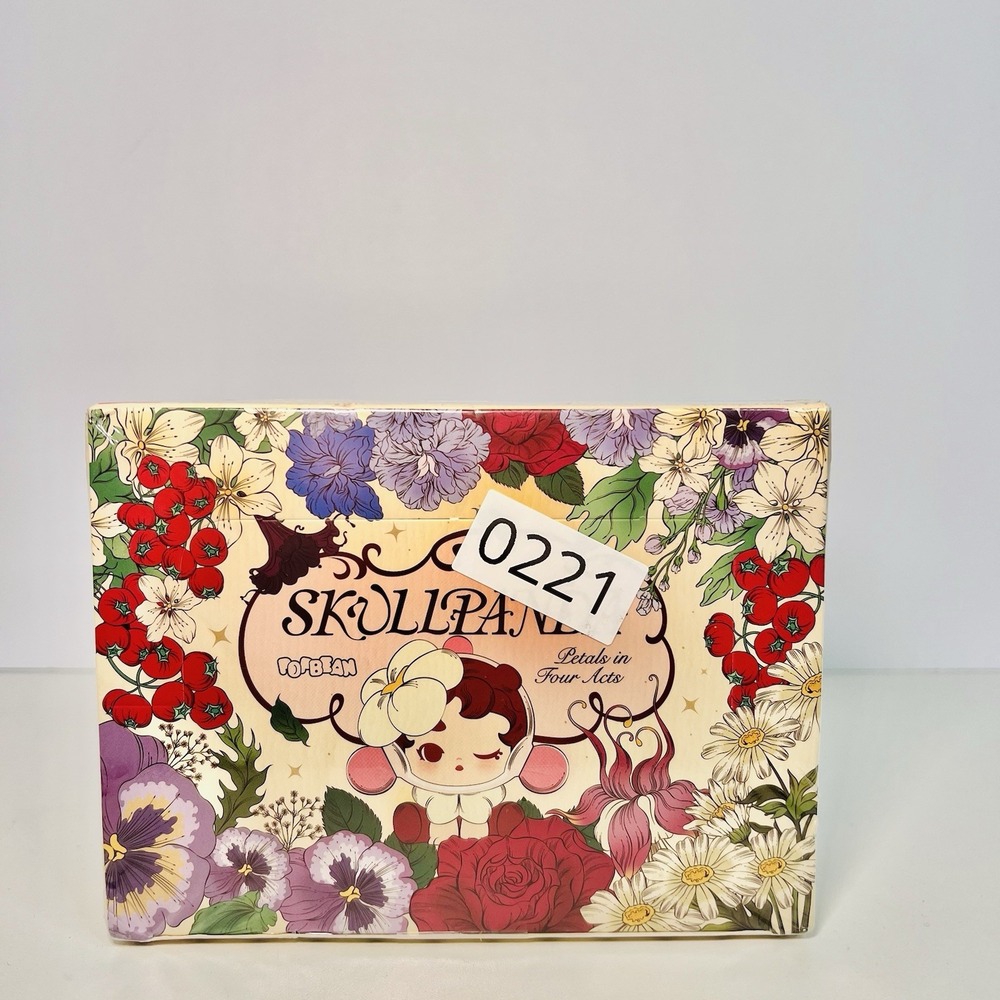 Pop-Mart PopBean - Skullpanda:Petals In Four Acts - Sealed Blind Box 12 Pcs
